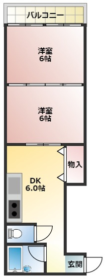 【間取り】 | ハイツ・ヒロ