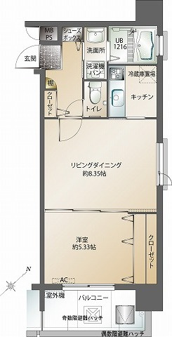 【間取り】 | エンクレスト天神南Ⅲ