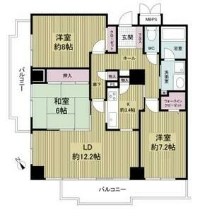 プレヴィア和泉中央1番館の間取り