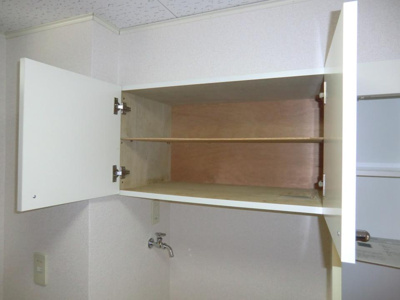 【収納】 | レオパレスみその | 洗濯機上部収納