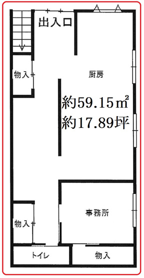 【間取り】 | ガイアビル101店舗