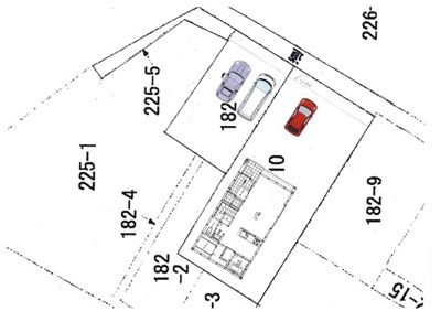 【区画図】 | 売地　岩国市牛野谷町2丁目