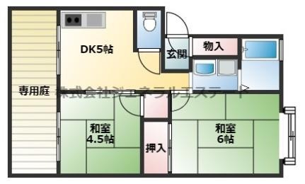 ハイツ千鶴の間取り
