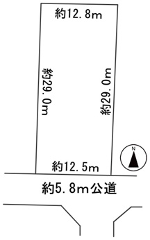 ６０８１１　岐阜市太郎丸中島土地の画像