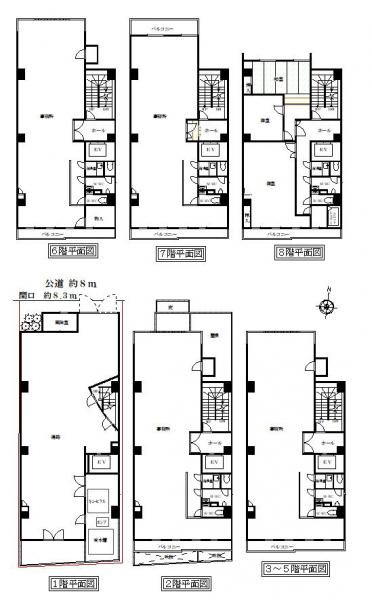 七福神ビルの間取り