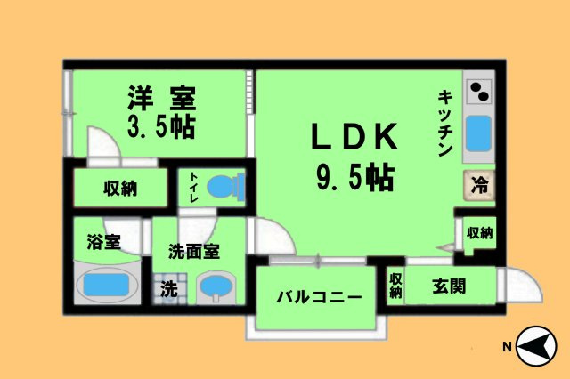 コレクション黒川の間取り