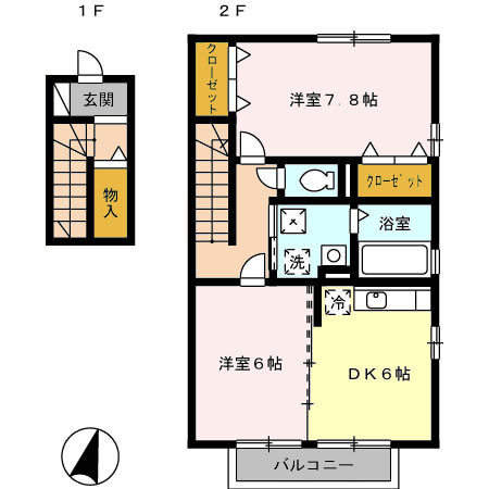 【間取り】 | エミネンス上野中