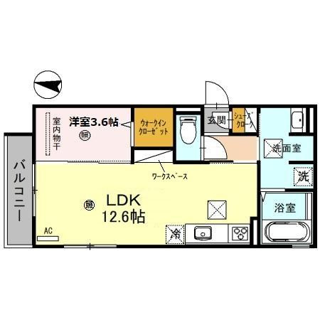 【間取り】 | アルビネス田中町