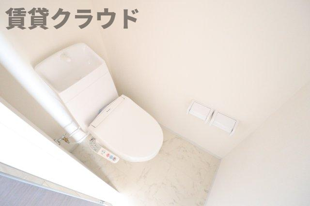リゾーマおゆみ野のトイレ|落ち着いた色調のトイレです