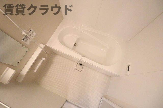 メゾン・ソレイユⅡの浴室|日々の疲れを癒すお風呂付です
