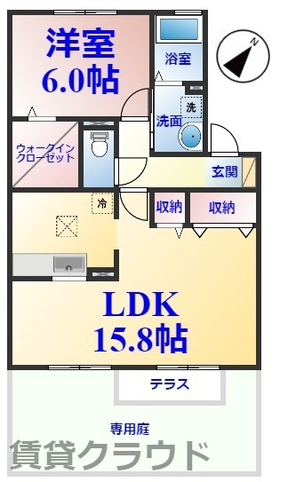 バニュルスⅠの間取り|ひと味違う？不動産屋のイメージを変えたい！『いい部屋ネット千葉蘇我店』へ是非お越しください♪