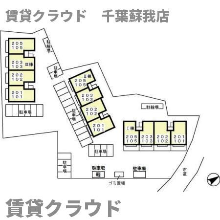 バニュルスⅠの区画図