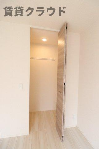 メゾン・ソレイユⅡの収納|同タイプのお部屋の写真になります！