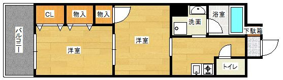 【間取り】 | メゾン・ド・サウスワン