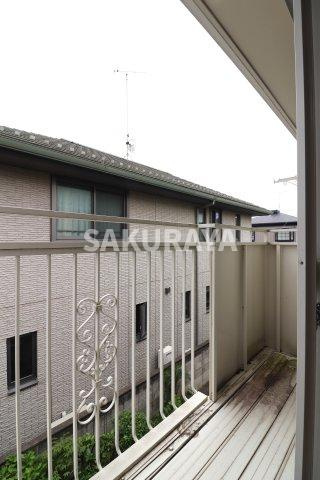 タカハイツのバルコニー|2024年7月撮影。