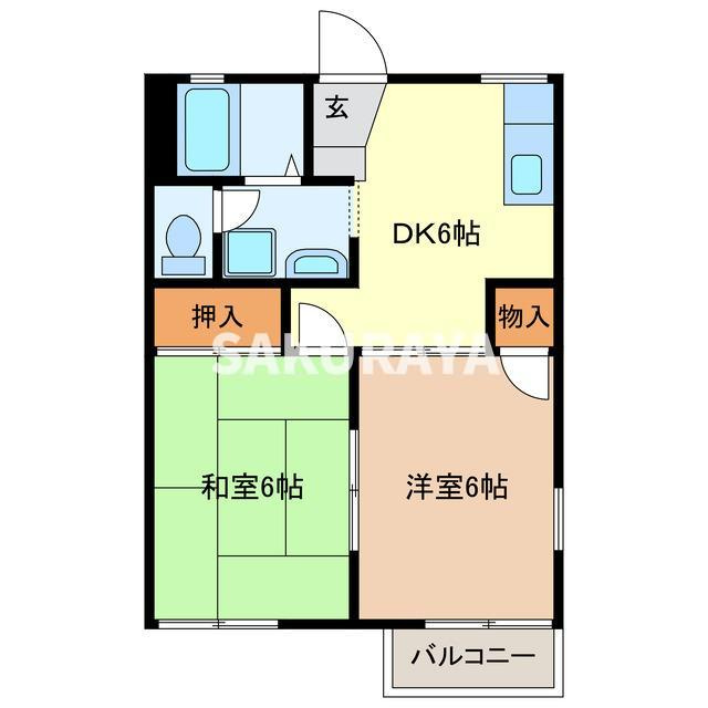 タカハイツの間取り