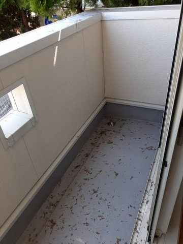 エレガンス山川Ⅱのバルコニー