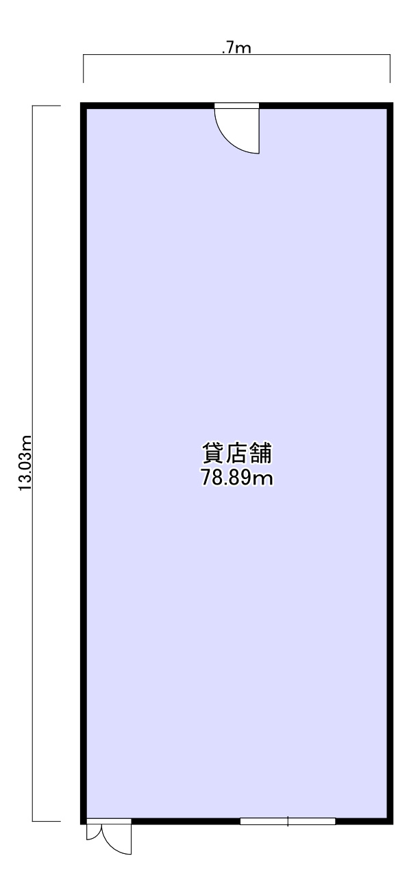 事業用）石川会館の間取り