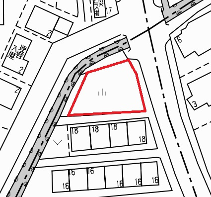 三の宮　売土地の土地図