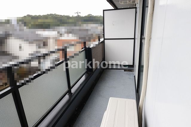 ハピネスシティのバルコニー|開放的で明るい空間を演出してくれるバルコニーです
清掃前