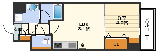 グランディア梅田ノースの間取り