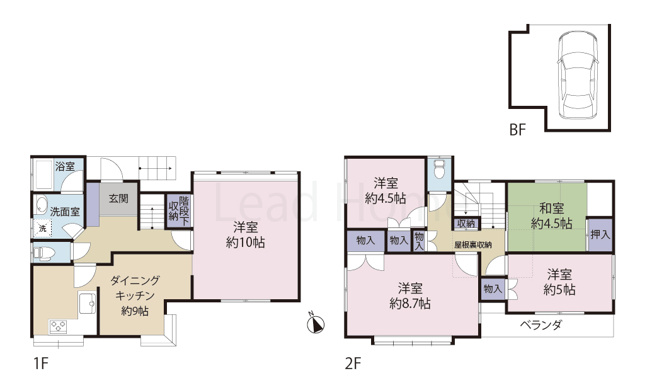 【間取り】 | 世田谷区赤堤3丁目