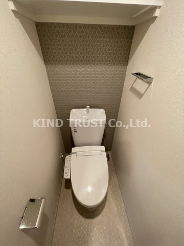 プレサンス天神橋ラ・デュアルのトイレ|落ち着いたトイレです