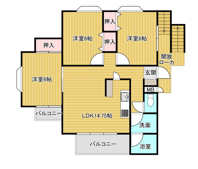 【間取り】 | Ube Sky Hills
