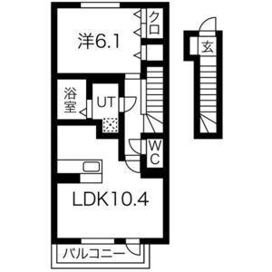 マ・メゾン岩屋の間取り