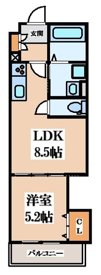 【間取り】 | クリエオーレ菱江Ⅱ