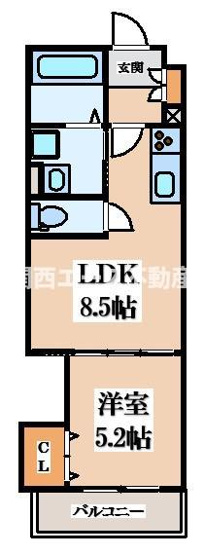 【間取り】 | クリエオーレ菱江Ⅱ