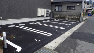【駐車場】 | Luce Biwa | 車をお持ちの方に嬉しい駐車場付きの物件です
