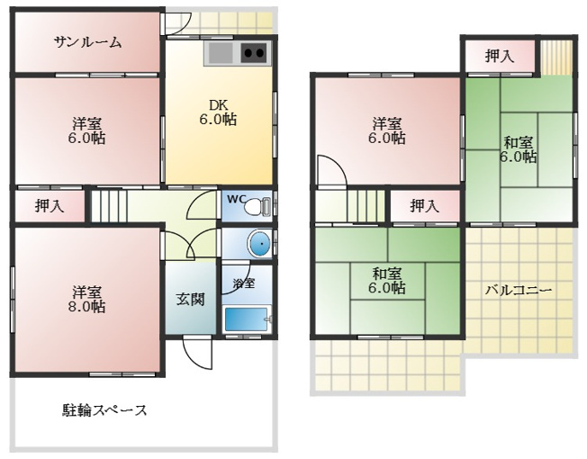 【間取り】 | 川北3丁目戸建