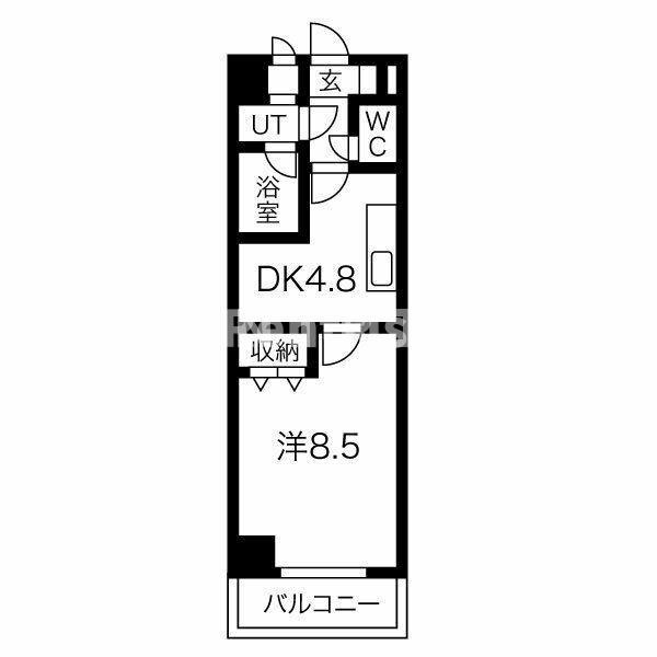 ウェークフォレストブロンドの間取り