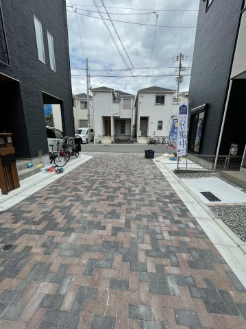 鶴見区浜３丁目新築戸建の前面道路含む現地写真