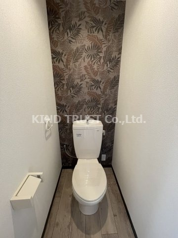 佐々木マンションのトイレ|清潔感のあるトイレです
