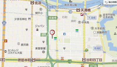 【地図】 | サムティ本町橋ⅡＭＥＤＩＵＳ