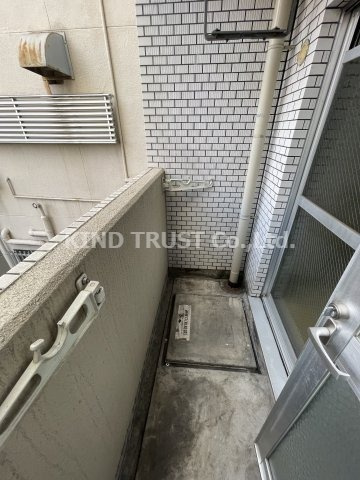 レスポール天満のバルコニー|広々としたバルコニーです