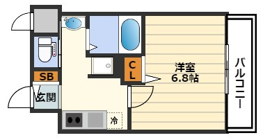 コンフォート滝川公園の間取り