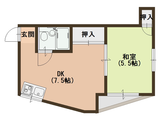 【間取り】 | 山栄マンション