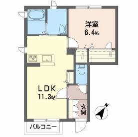 プロヌーブ植田の間取り