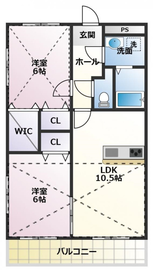 【間取り】 | ルネスグランドールⅠ | 使いやすい間取りです。