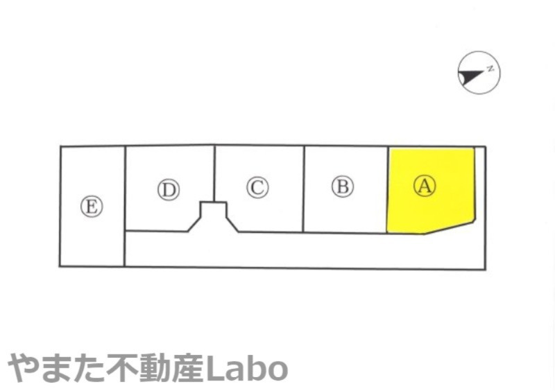 Lifestyle Gardenたじり西の区画図