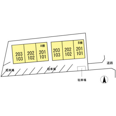 【区画図】 | グランデュール福山Ａ