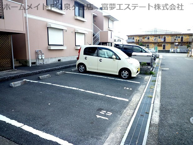 ウエノコープの駐車場