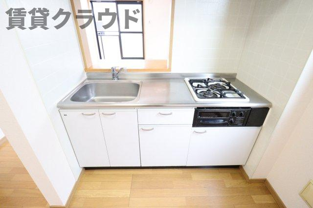 パレアージュCのキッチン|キッチンでお料理をお楽しみください