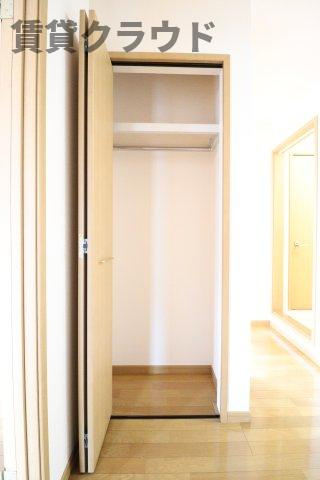 パレアージュCの収納|専用の収納スペースです