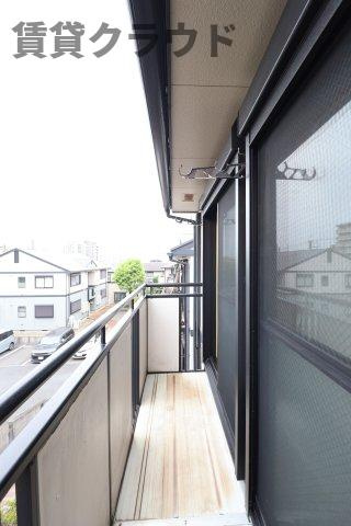 パレアージュCのバルコニー|開放的で明るい空間を演出してくれるバルコニーです