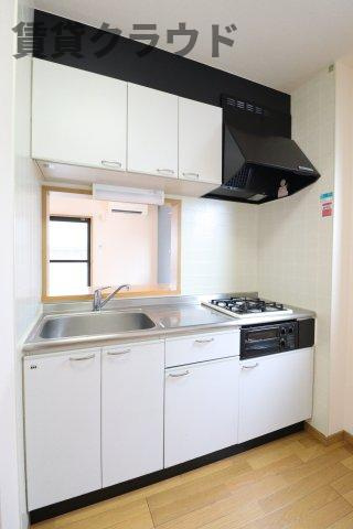 パレアージュCのキッチン|毎日使うキッチンがオシャレだとテンションあがりますよね♪
