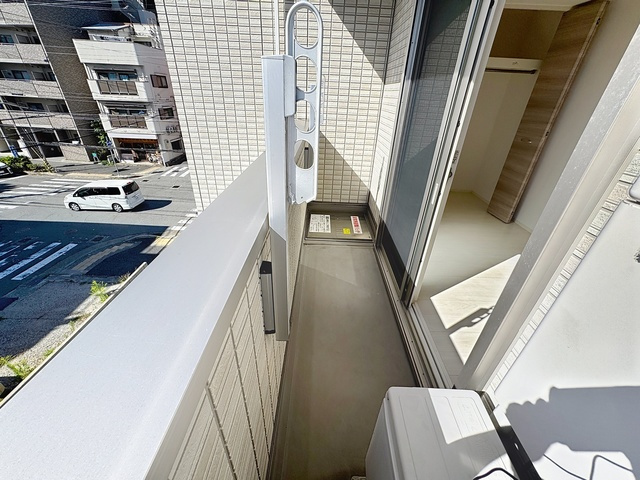 ローレル上河原のバルコニー